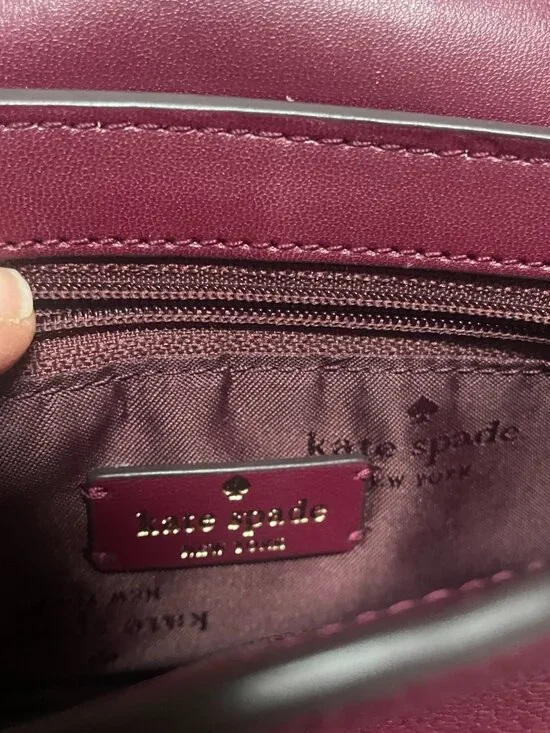 Kate Spade Red Mini Monica Flap Crossbody - Picture 11 of 13